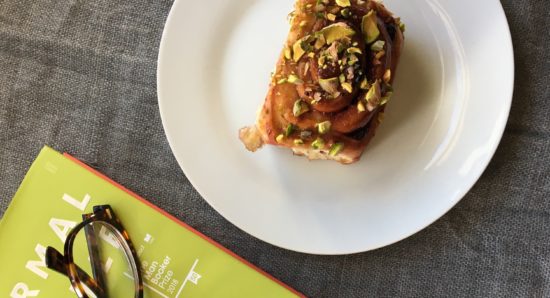 Blackcurrant and Pistachio Buns