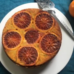 Baking: Blood Orange & Basil Polenta Cake