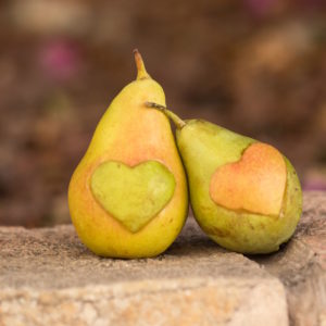 Pears and hearts